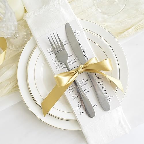 Vista 52 de MEEDEE Orange Satin Ribbon - 1.5 inch Double Faced Satin Ribbon, 50 Yards - Neon Tangerine - For Christmas, Thanksgiving, Halloween, Weddings