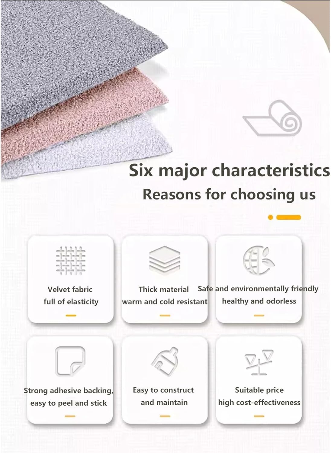 Anti Collision pad Thickened Anti-Collision pad,Pregnancy and Baby Grade Odor Free 3D Sound Insulation self-Adhesive Wall Panel 3D Anti-Collision Wall Padding Wall Mounted headbo(Pure Black,4pcs)