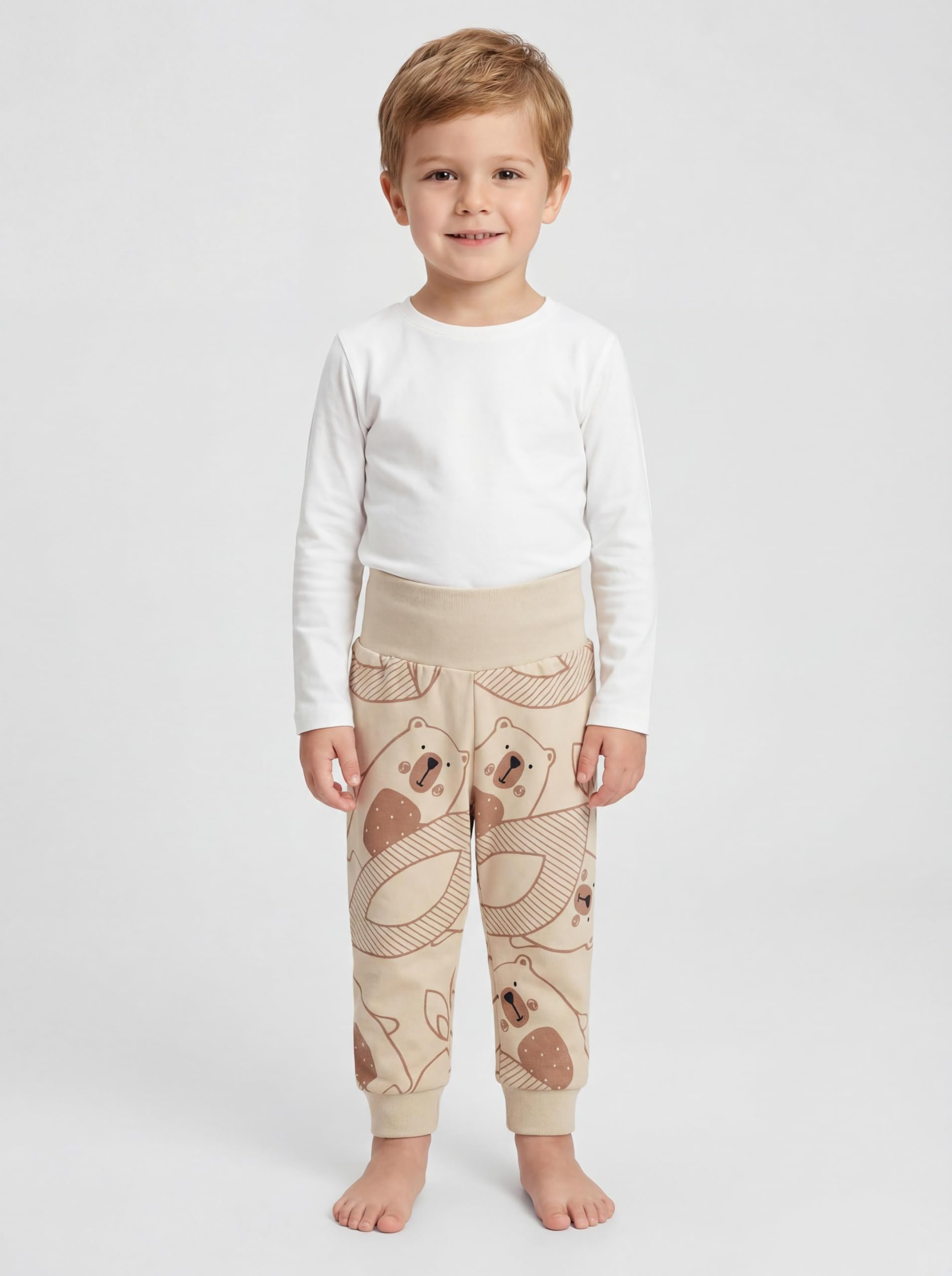 TupTam Pantalones Bebé 5 Unidades – Pantalón Algodón Suave para Bebé Niño y Niña, Certificación Oeko-Tex — view 3
