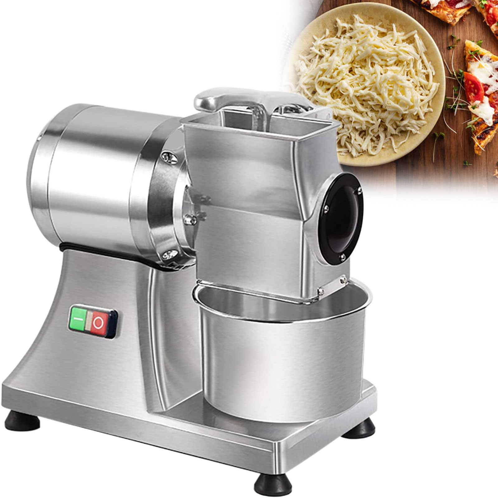 Grattugia Elettrica per Formaggio, Grattugia Elettrica per Formaggio Commerciale da 550 W, Grattugia per Formaggio, Burro, Pane, Crusca, Macchina per Grattugiare Il Formaggio