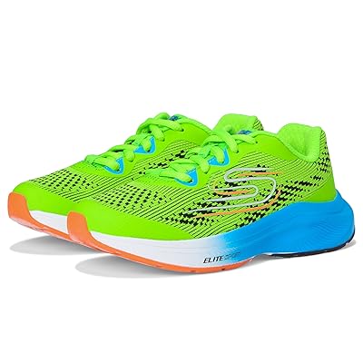 SKECHERS KIDS Skechers Elite Sport Stride 403953L (Little Kid/Big Kid) Boys Shoes Lime/Blue