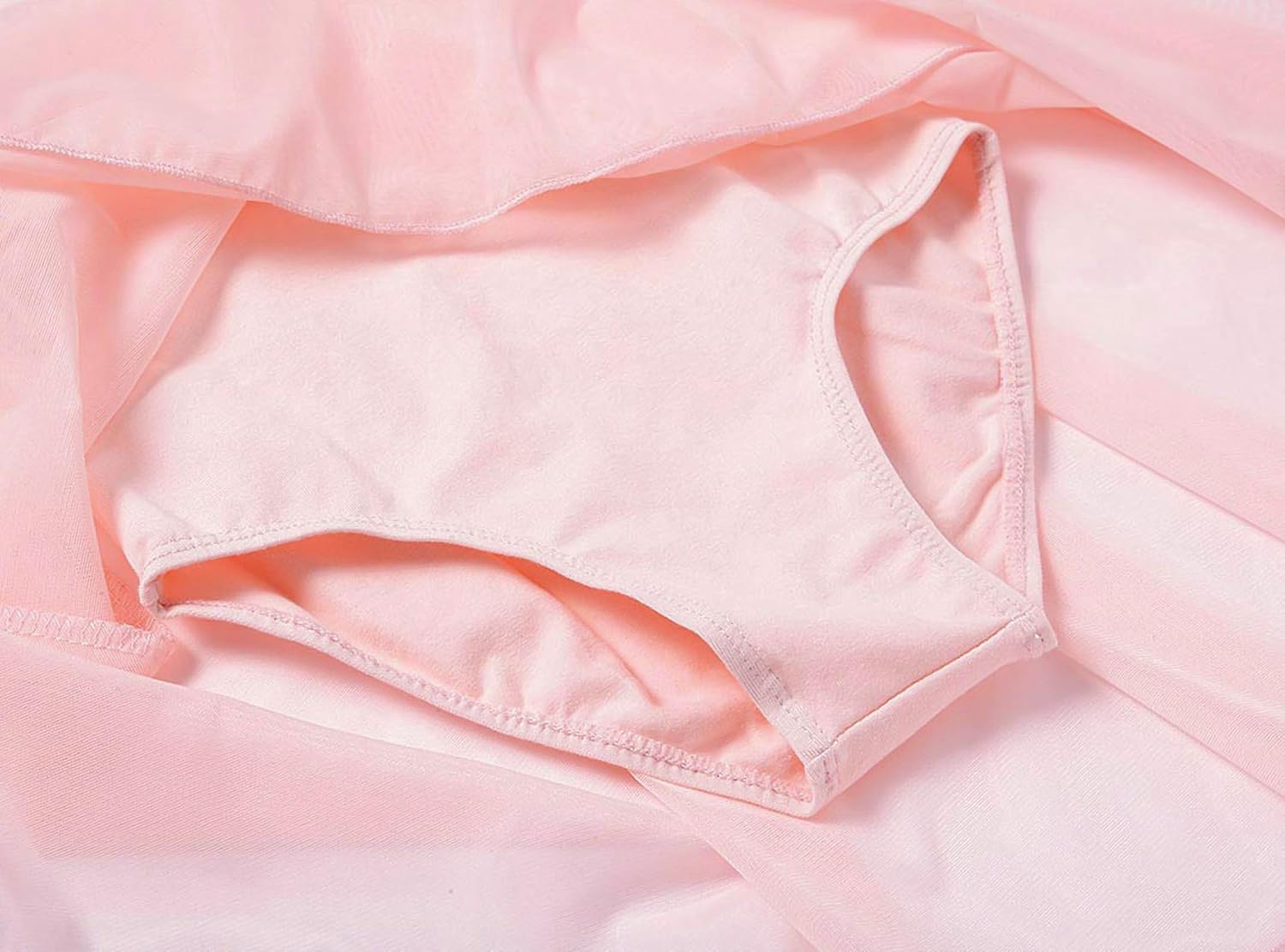 MdnMd Toddler Ballet Leotards for Girls Dance Leotards with Skirt Gymnastic Ballerina Outfit Dress Classic Short Sleeve - Image 7