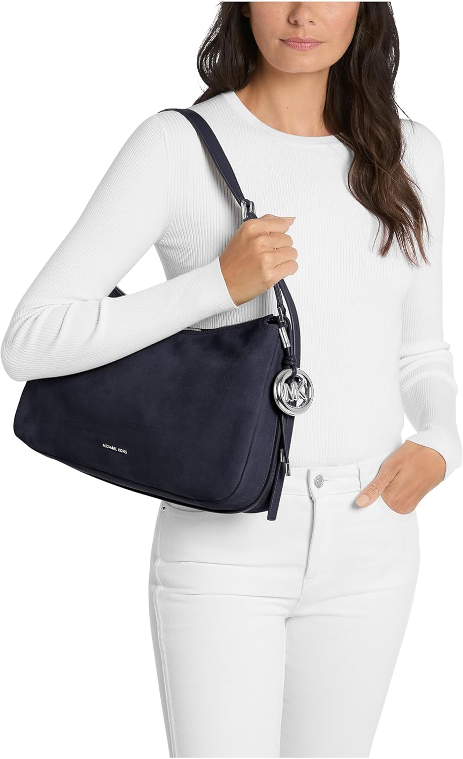 Michael Kors Nolita Medium Top Zip Convertible Shoulder Bag