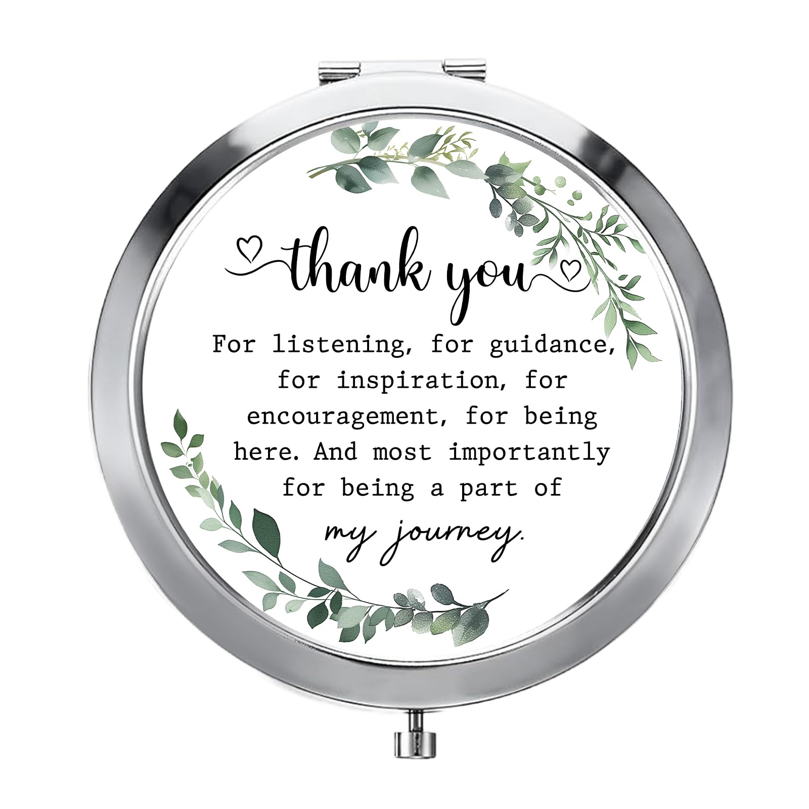 GAOLZIUY Thank You Gifts for Women, Thank You Compact Mirror, Appreciation Gifts for Her, Gratitude Farewell Gifts for Women Friends, Coworkers,