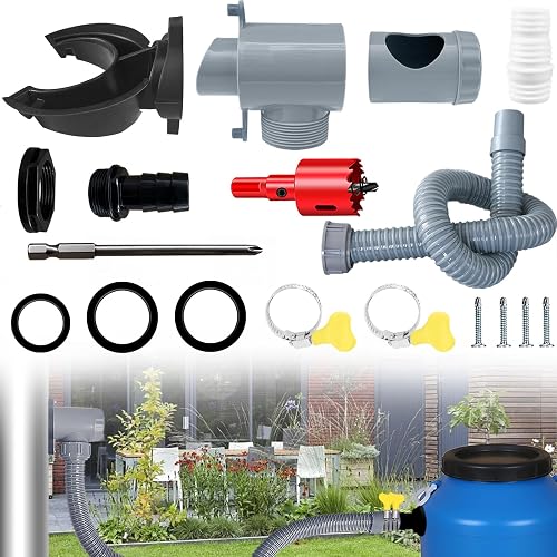 Recuperateur D Eau de Pluie pour Tuyau de Descente Ø 70-110mm 