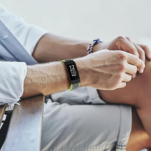Miniatura 56 de Correas de nailon para reloj, compatibles con Fitbit Charge 4, Charge 3, Edición especial, correa de repuesto suave, deportiva, transpirable
