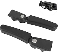 Vista 6 de KIMISS Reposabrazos del pasajero de la motocicleta, reposabrazos del maletero de la motocicleta, pasamanos del asiento trasero apto para Kawasaki