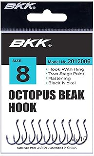 BKK Hooks A-BP-0114 Octopus Beak Size 2# 9 Pack
