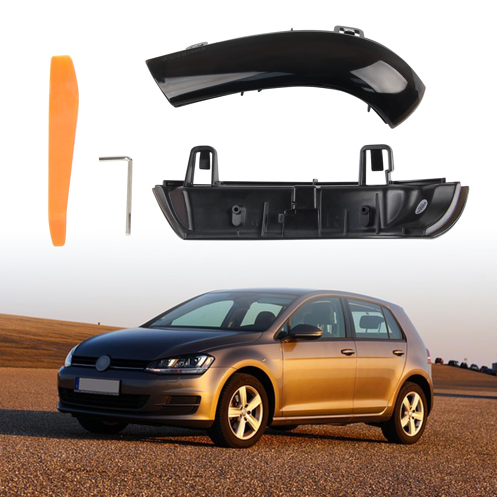 Luce di segnalazione a LED Luce di svolta nello Specchietto Retrovisore, 1K0949101 1K0949102 per V-W Golf 5 Golf 6 Plus GTI MK5 Jetta MK5 Passat B5 B6 EOS Sharan SKODA Superb B5