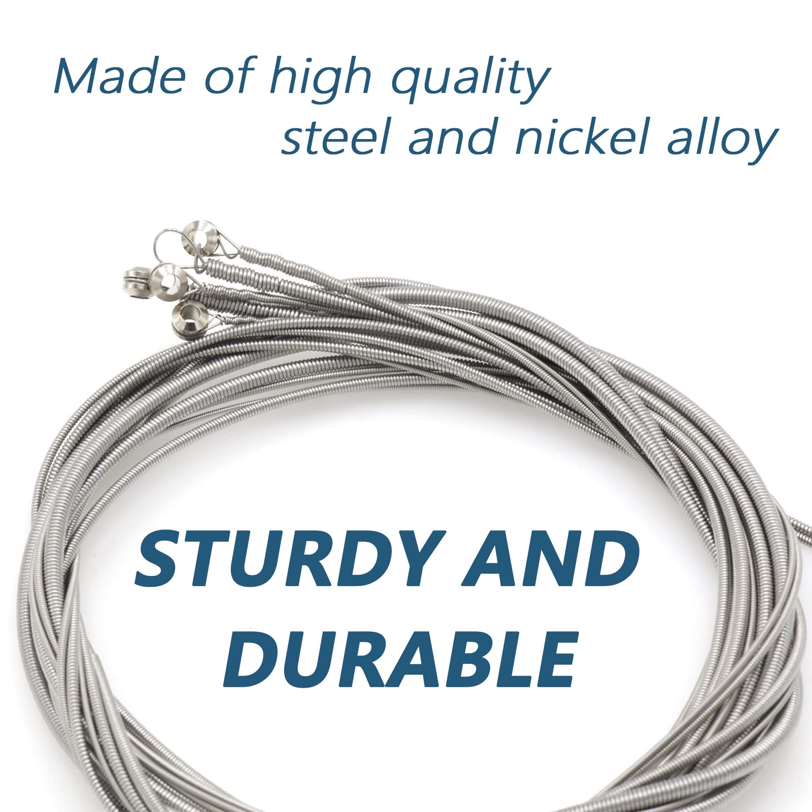 Metal Support String Snapklik.com : Cheerock Stainless Steel 5 String Bass Strings ...