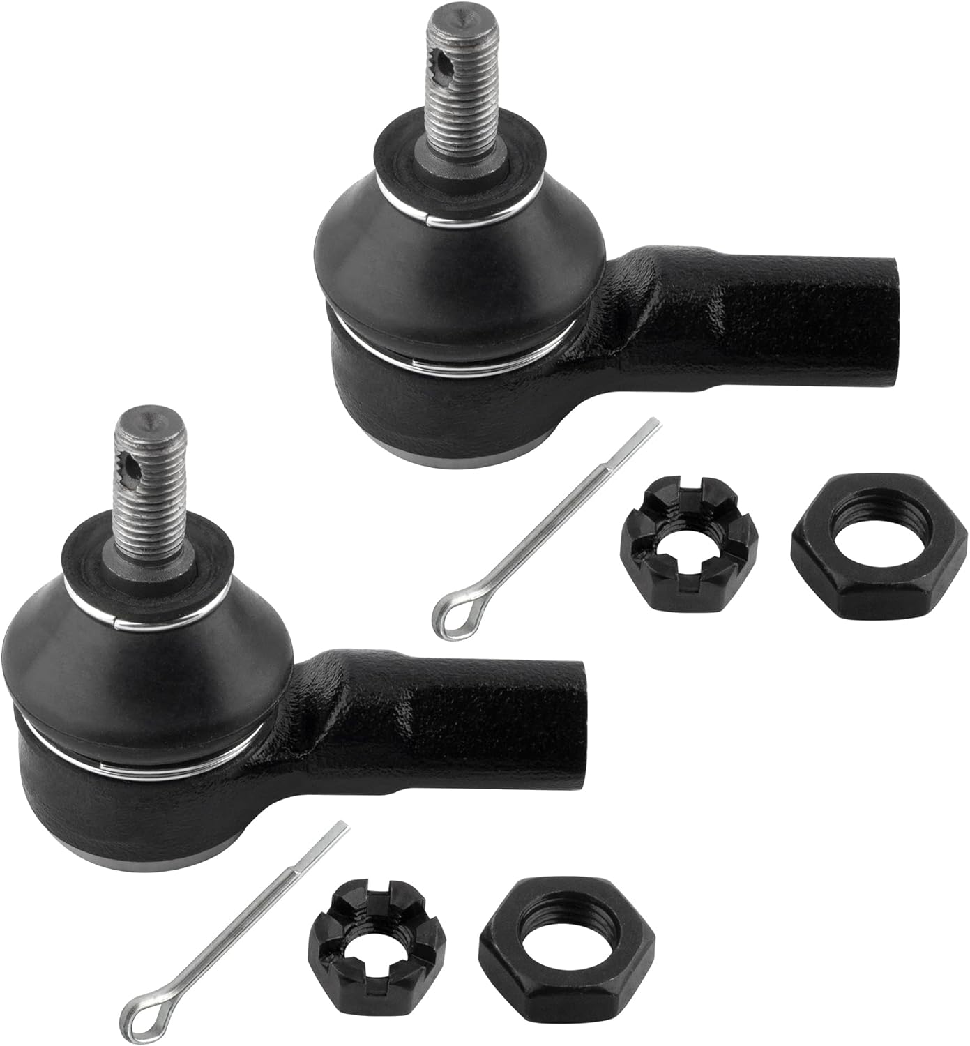 BOXI (Set of 8) Front Suspension Kit 2 Lower Ball Joints + 4 Inner & Outer Tie Rod + 2 Sway Bar End Links Fit for Honda CR-V CRV 2002 2003 2004 2005 2006 | Replace K80223 K90454 K90455 EV80383 ES3581