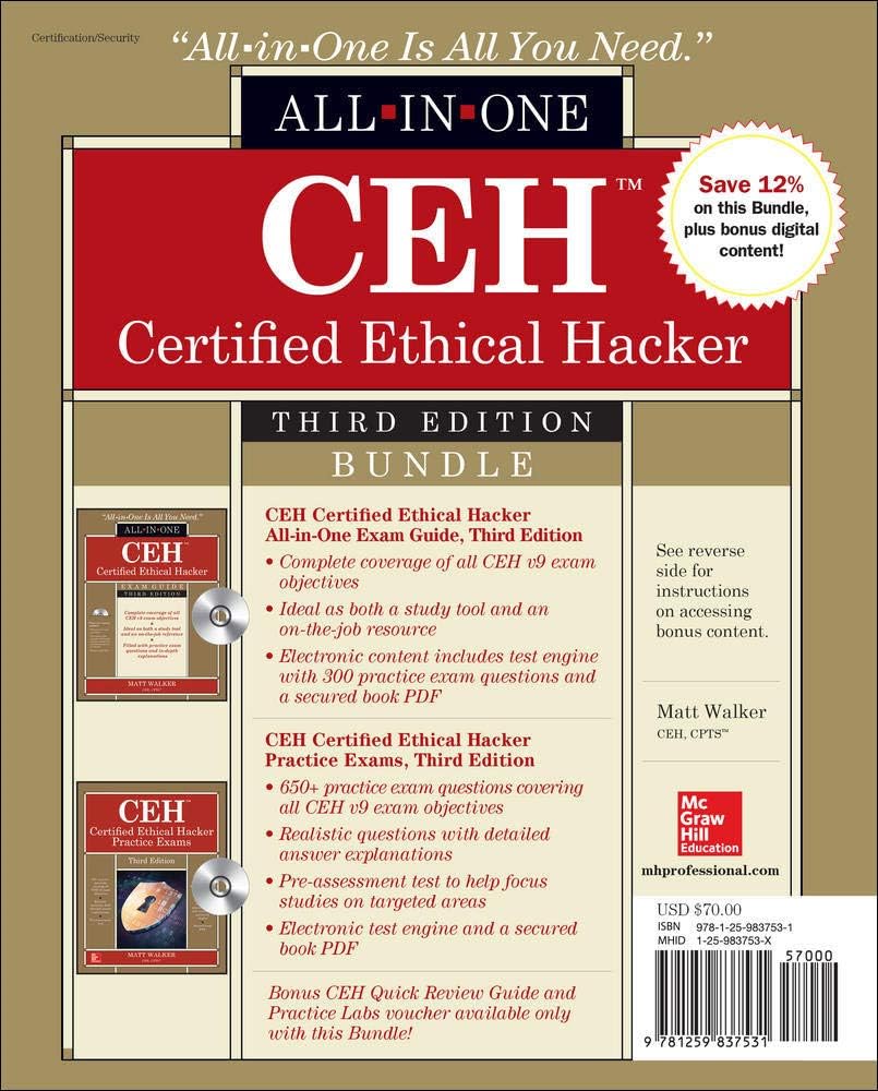 CEH Certified Ethical Hacker Bundle, Third Edition (All-in-One)