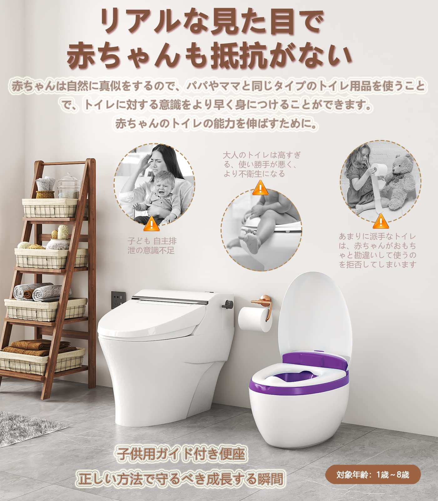 Amazon.co.jp: X XUNTAO【新設計 子供シミュレーション おまる】トイレ