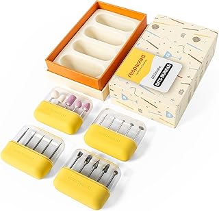 Ultimate Premium 20-Piece Rotary Tool Engraving & Carving Bit Set – Shank 3/32-2.35mm.Tungsten Steel, Sanding & Polishing Bits for Wood, Metal, Glass, Stone & More – Compatible with Customizer