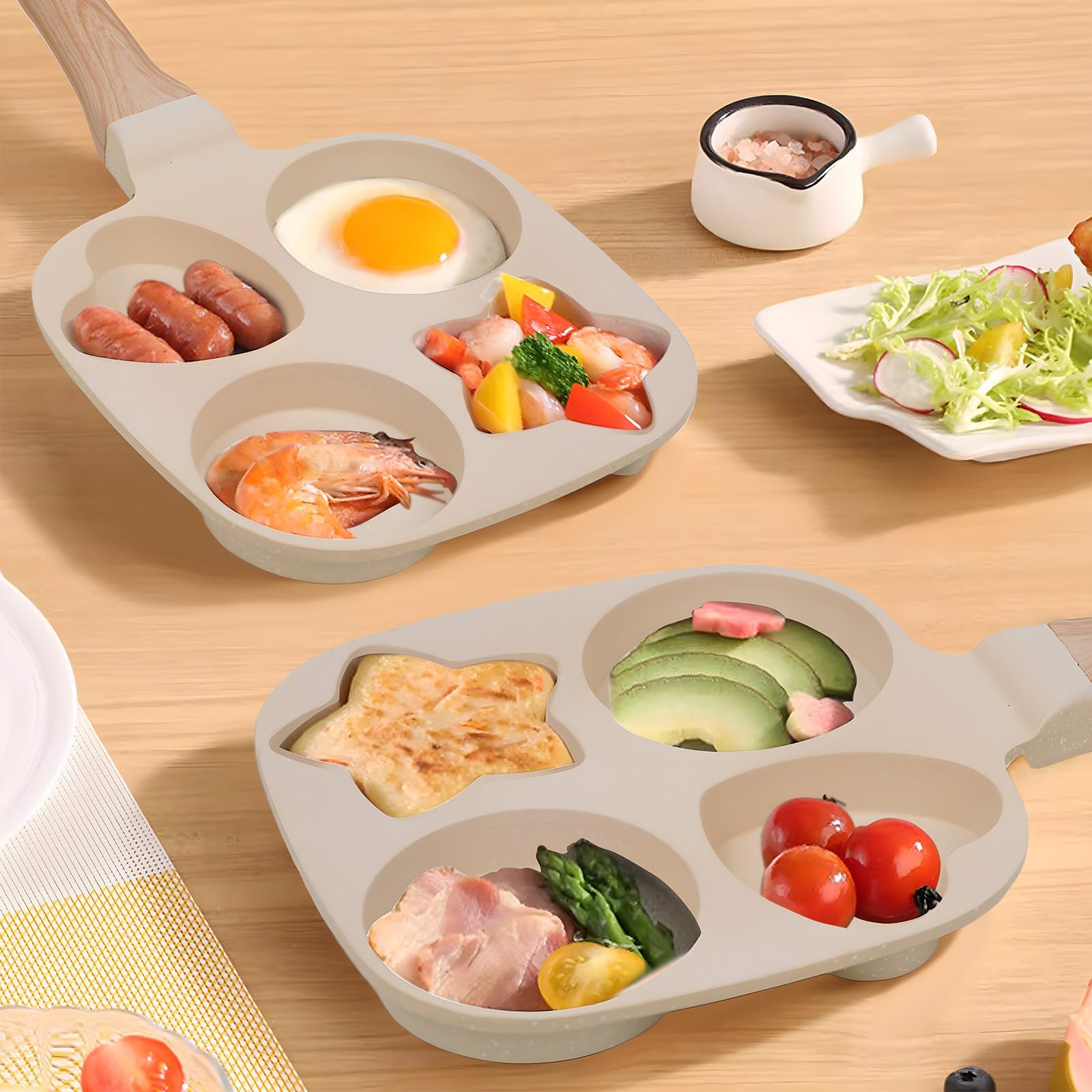 Tramontina Set of 2 Silvertone Aluminum Frying Pans (8 and 10 in.)