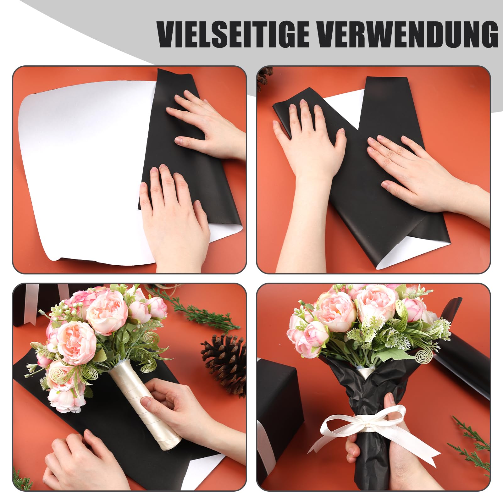 Carta Kraft Marrone 44cm X 50m - Per Regali, Imballaggi E Fai-Da-Te - Foto 5