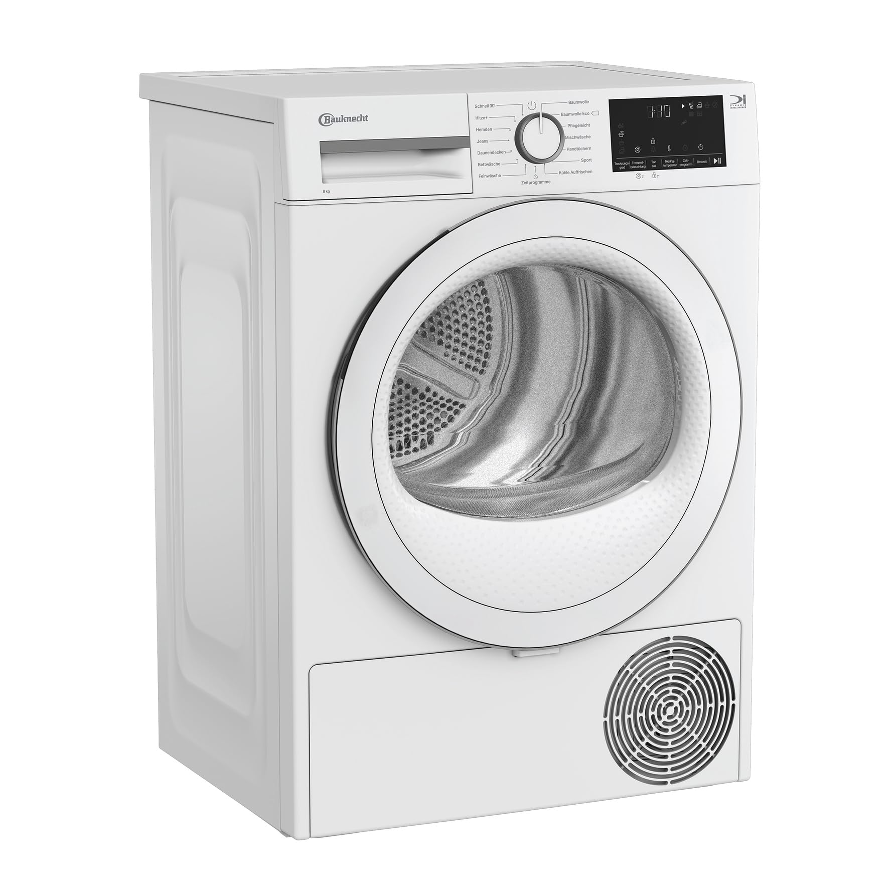 Bauknecht BT 84D WWS Wärmepumpentrockner /8 kg/EEK D/Precision Dry - Intelligentes Trocknen/Slim - extra schmal/Trommelbeleuchtung