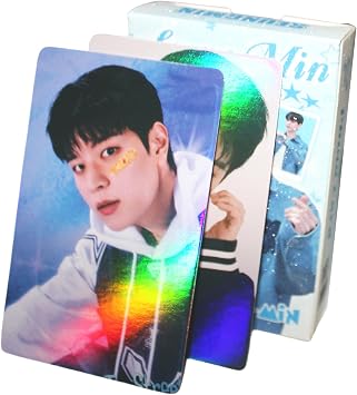 PYAJUU Stray Kids Laser Photocard 50pcs Stray Kids Album Photocard KPOP Straykids GIANT Photo Cards HOP Album Card Gift for Fans FELIX Photo Cards Bangchan Greeting Card HYUNJIN Postcard SEUNGMIN