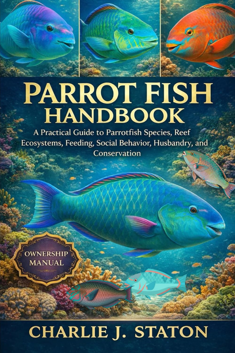 PARROT FISH HANDBOOK: A Practical Guide to Parrotfish Species, Reef Ecosystems, Feeding, Social Behavior, Husbandry, and Conservation
