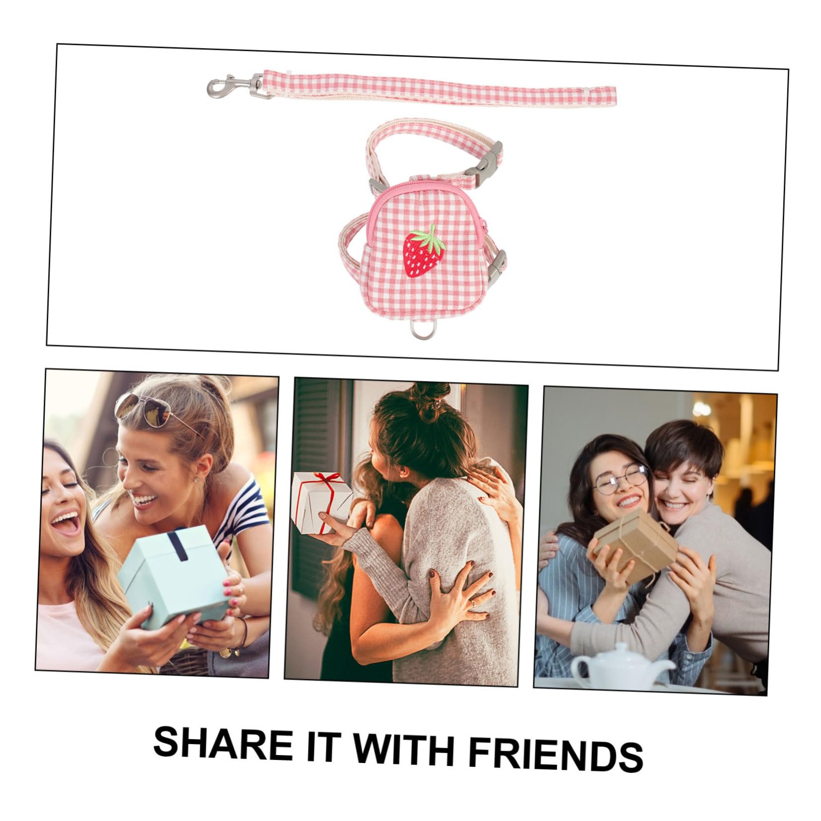FRCOLOR 3juegos Arnés para Adorable Arnés Resistente Al Chaleco para Caminatas Bolsa Pequeña para y Medianos