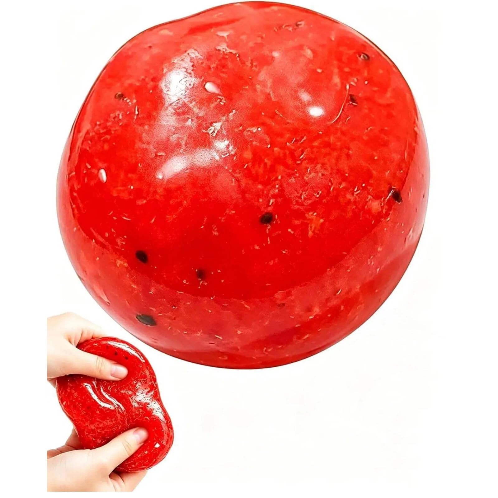 Slushy Squishy, Watermeleon Realistic Design, Anxiety Relief Fidget Sensory Toys For Adults (A-watermeleon)