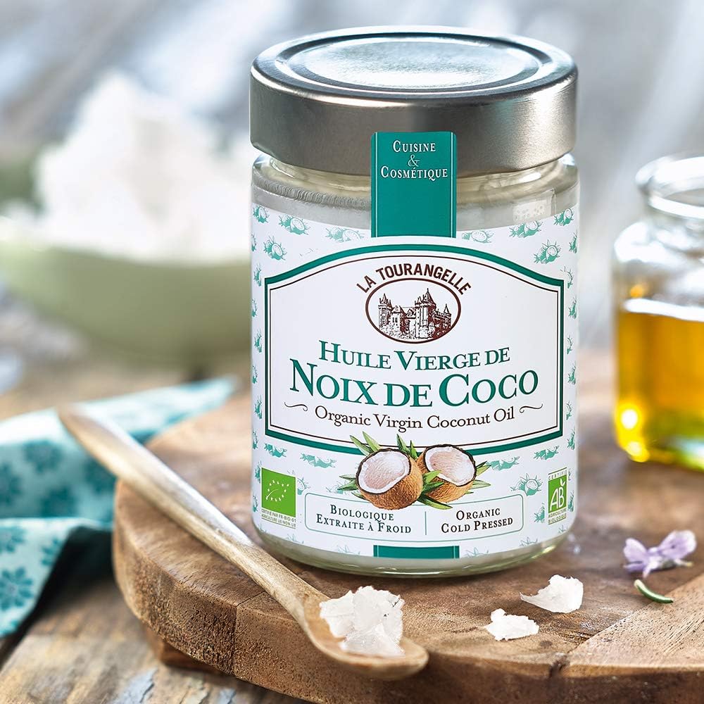 Huile de Noix de Coco Bio La Tourangelle - 314ml | 1ère Pression à Froid | Saveur Exotique - Description