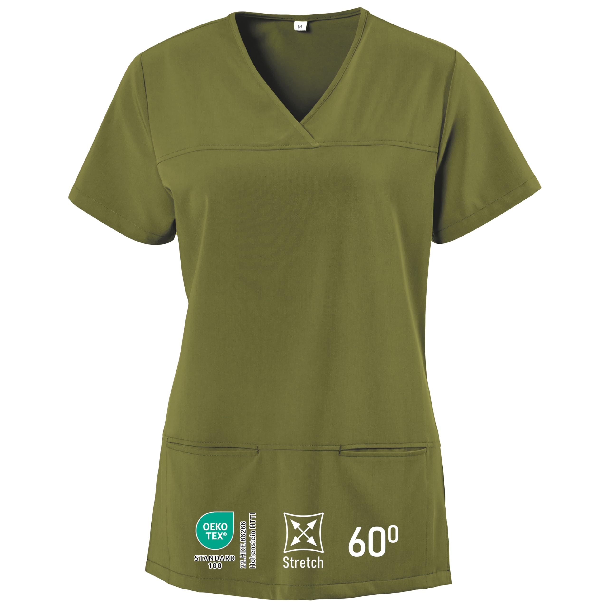 EXNER medizinischer Schlupf-Kasack X-Top, für Damen in Krankenpflege, Altenpflege, Kosmetik, Medizin, lieferbar in weiß, grau, schwarz, blau, pink, von Größe XS-5XL