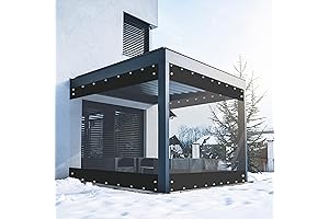 FoundGo Premium Vinyl Curtains for Patio