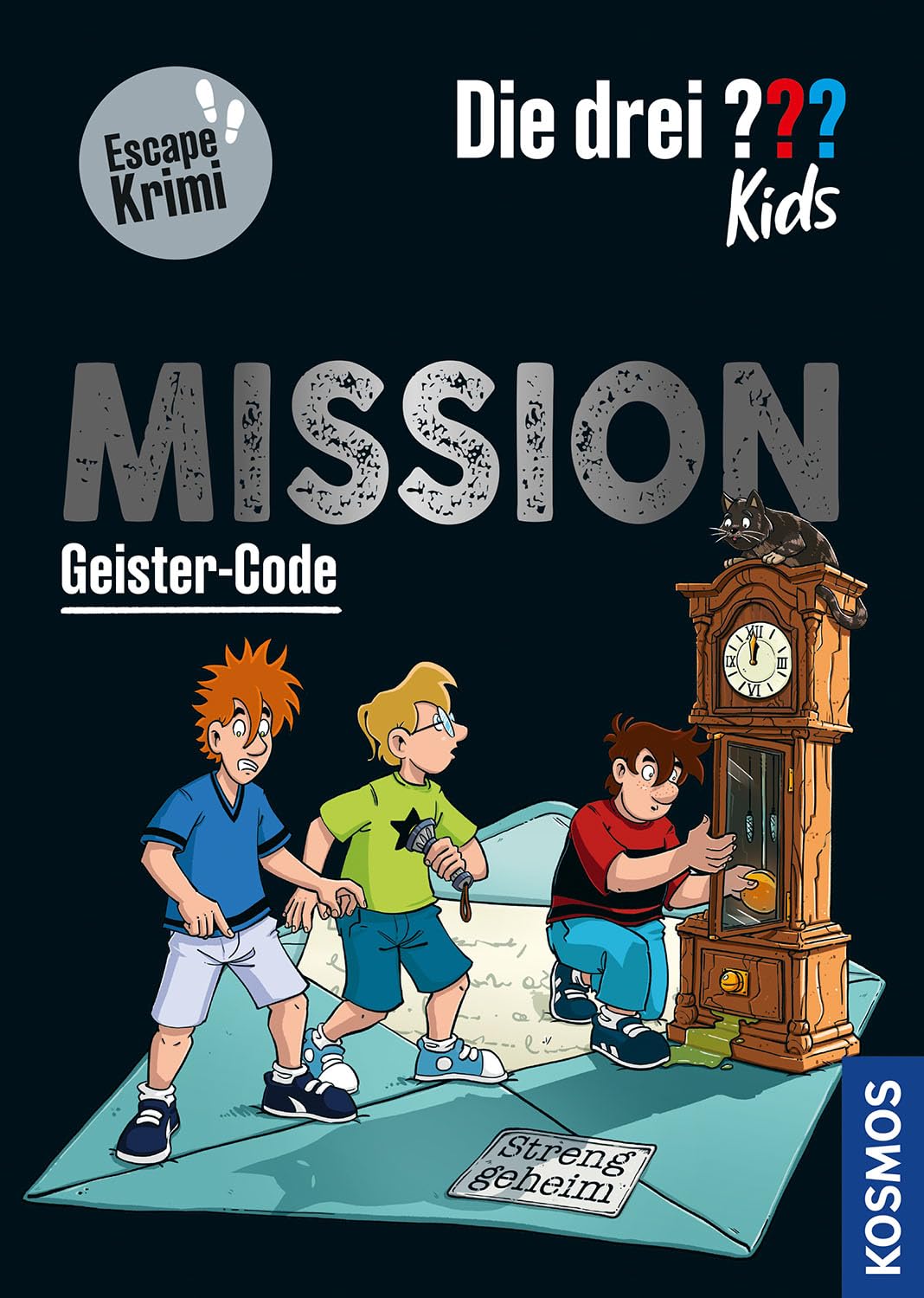 Kosmos Die Drei ??? Kids, Mission Geister-Code: Escape-Krimi