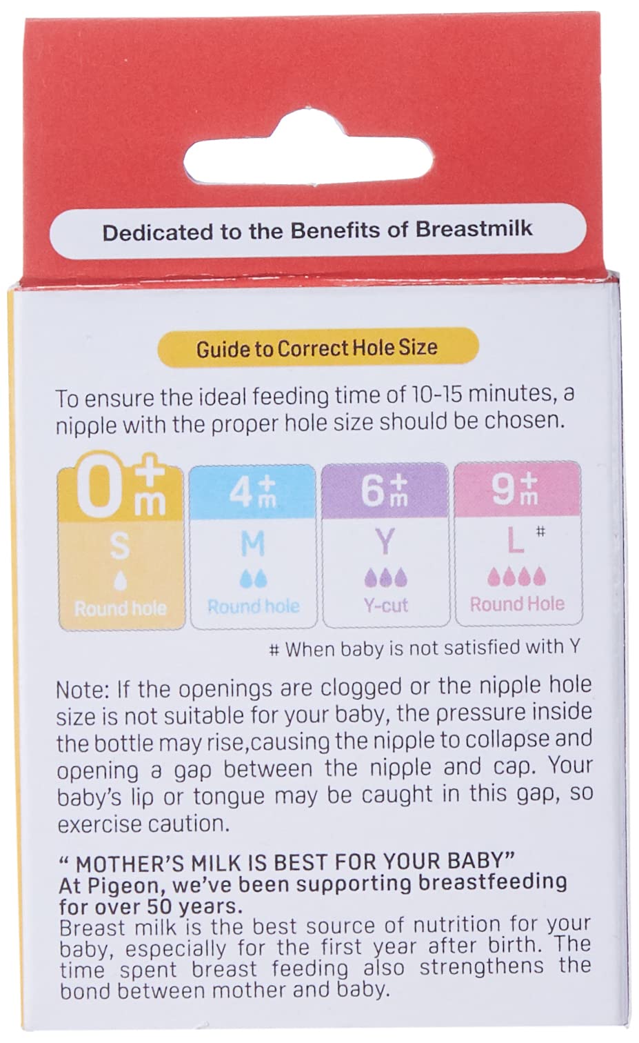 Pigeon Peristaltic Nipple S,For 0+ Month Babies,BPS Free,BPA Free,Pack of 3 - Image 2 thumbnail