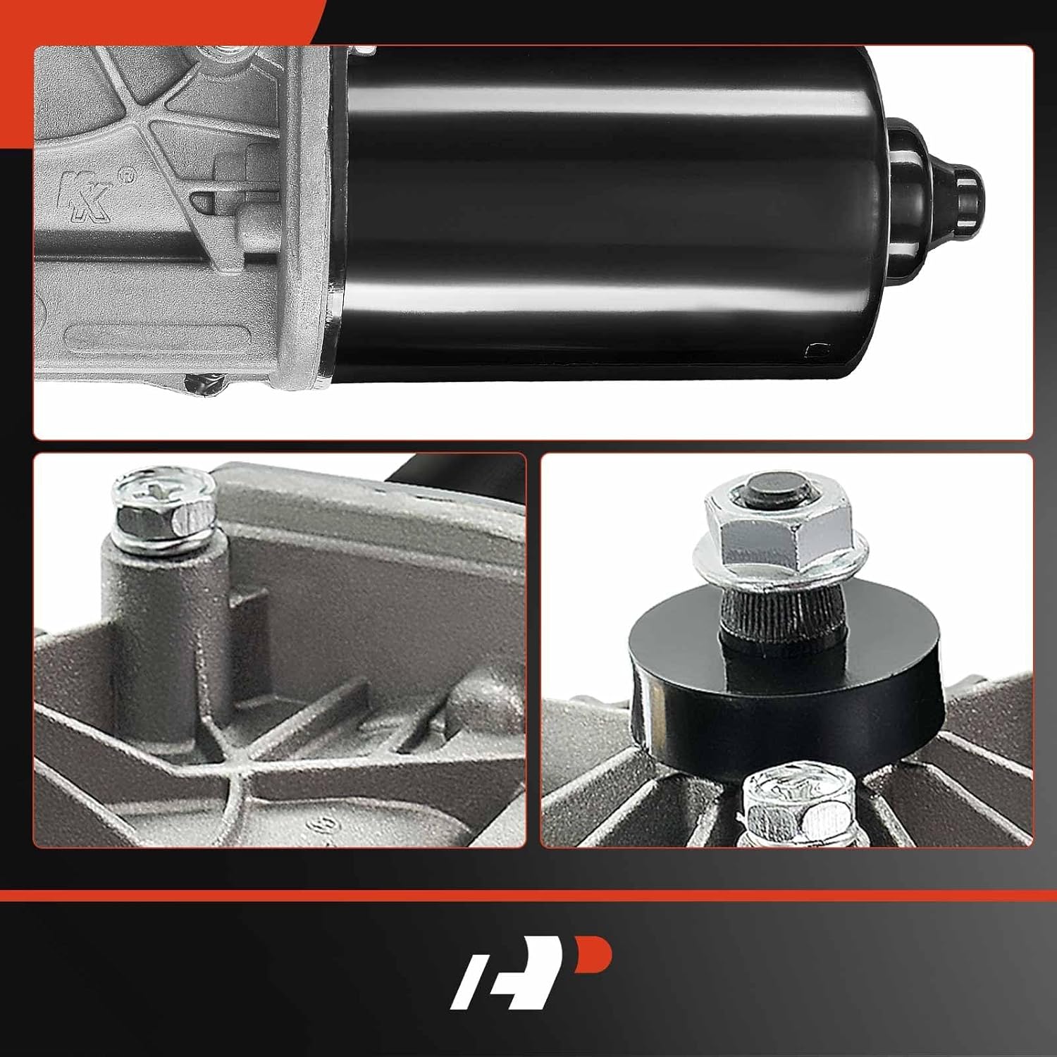 A-Premium Front Windshield Wiper Motor Compatible with Dodge & Plymouth Models - Grand Caravan/Town & Country/Caravan 1996-2000, Grand Voyager, Voyager, Mini Passenger Van, 4-Pin