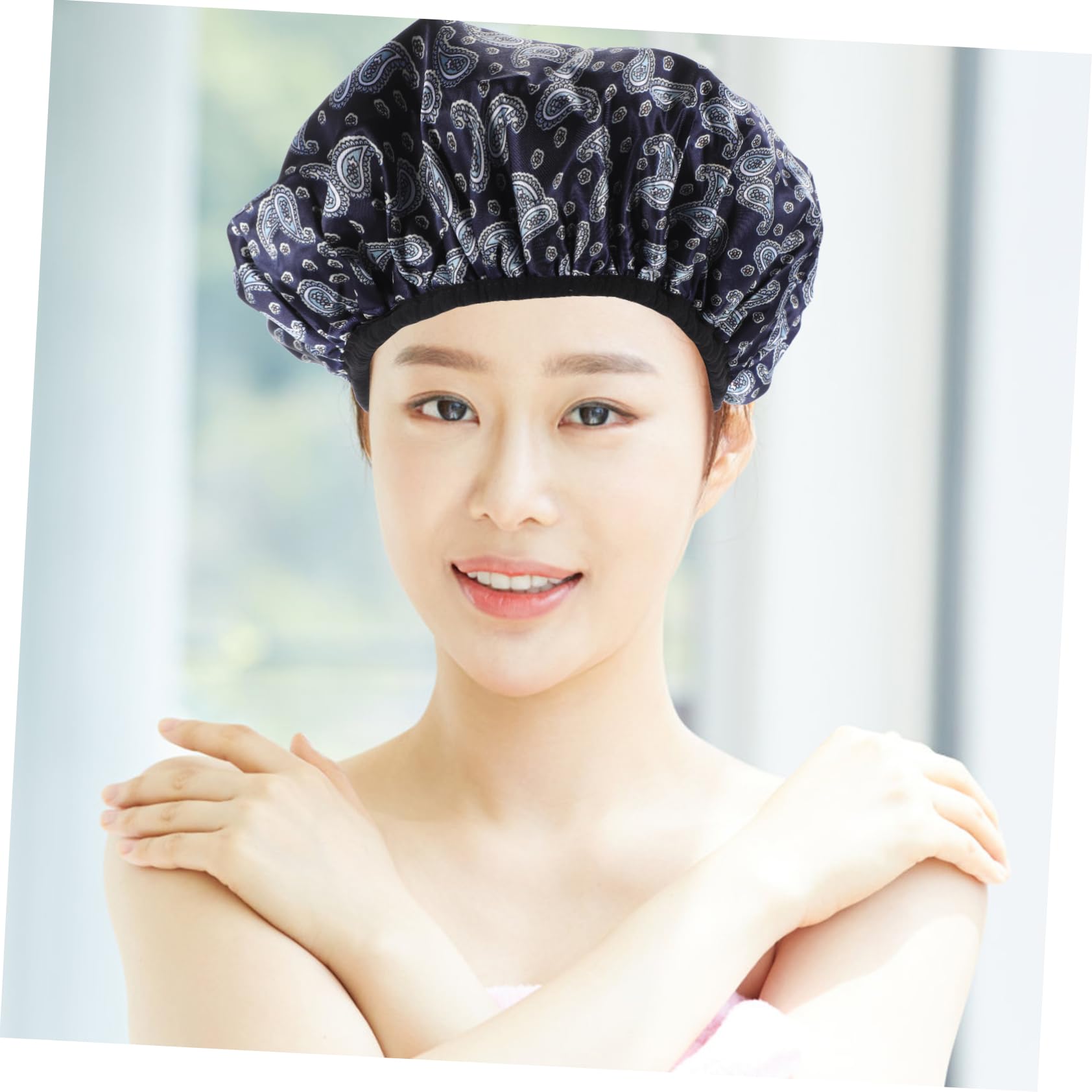 minkissy 3 Piezas gorro de decoración del cabello gorro de baño elástico o natacion niño o natación niño o de pelo o de baño doméstico o de baño creativo triple