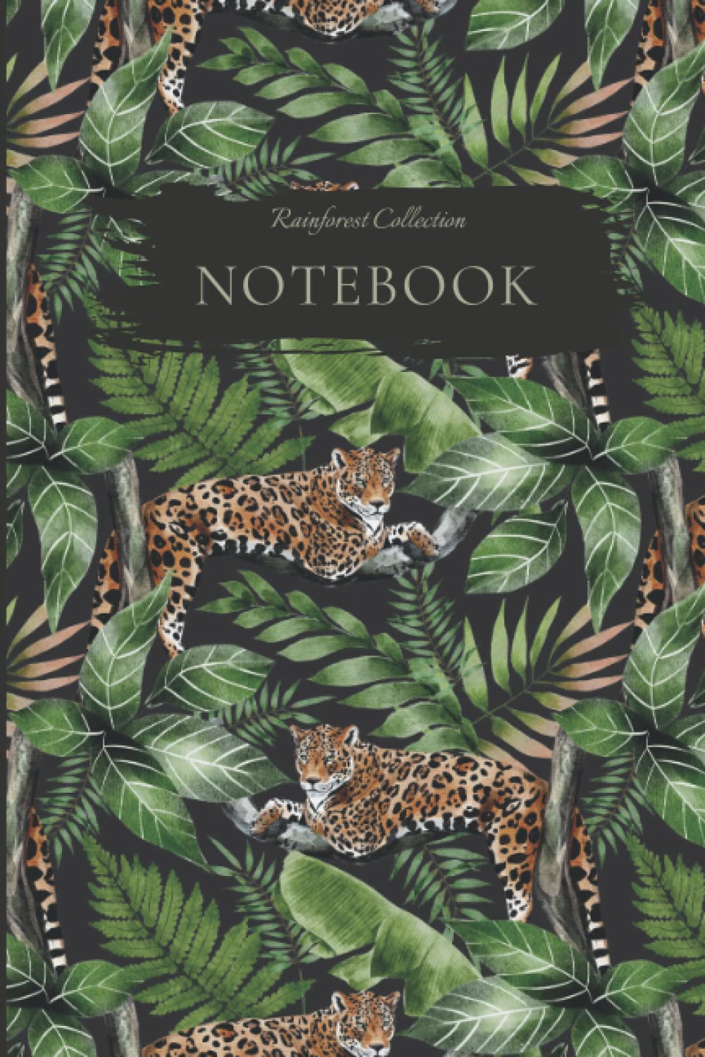 JAGUAR NOTEBOOK No.1 - RAINFOREST COLLECTION: Jungle Animals, Jaguar Notebook Journal - From The Rainforest Collection [6x9 120 pages Lined]