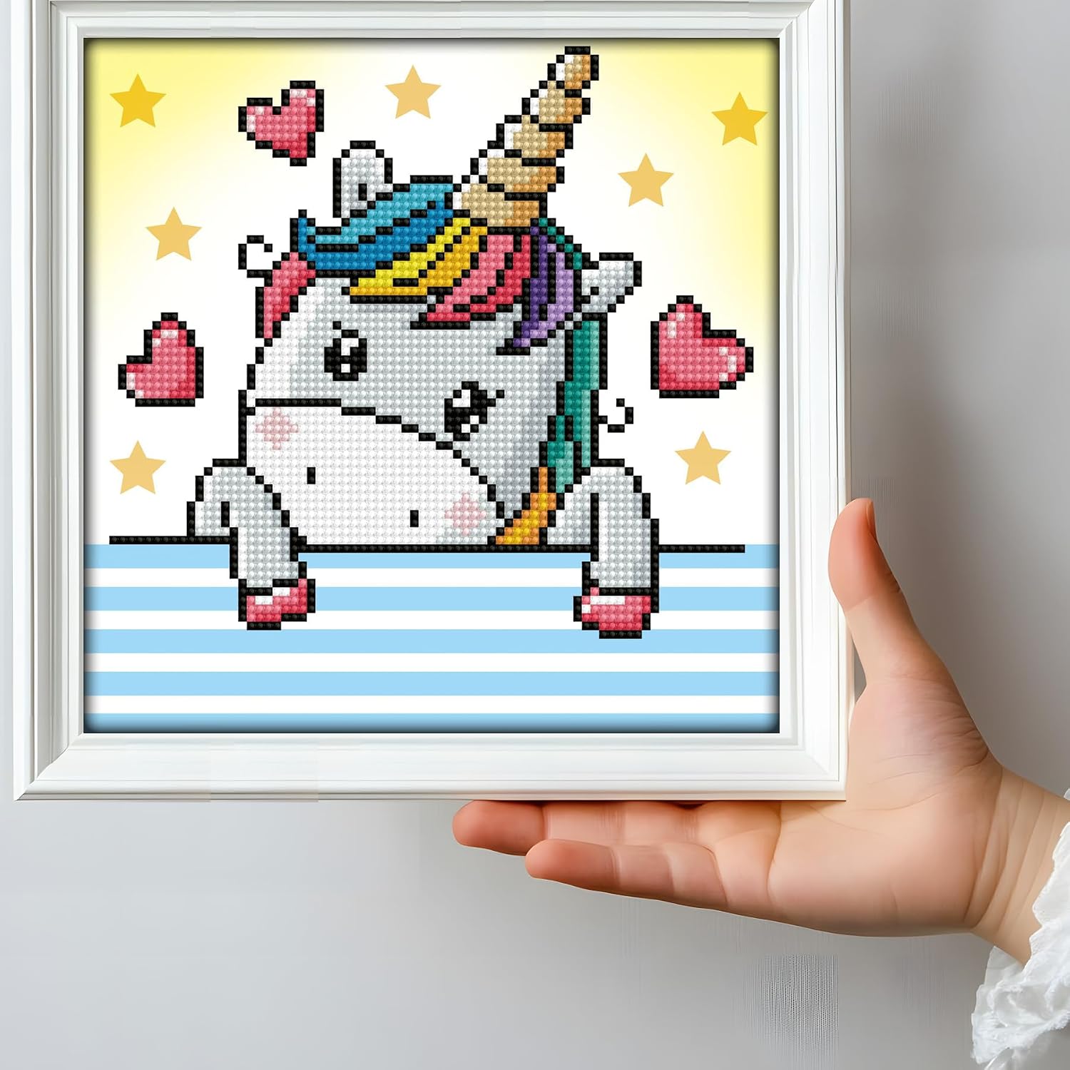 DIAMOND DOTZ U Baby Diamond Painting Kits for Adults - Diamond Art Kits a Relaxing Creative Craft Kit with Dotz Gems 9.1x9.1