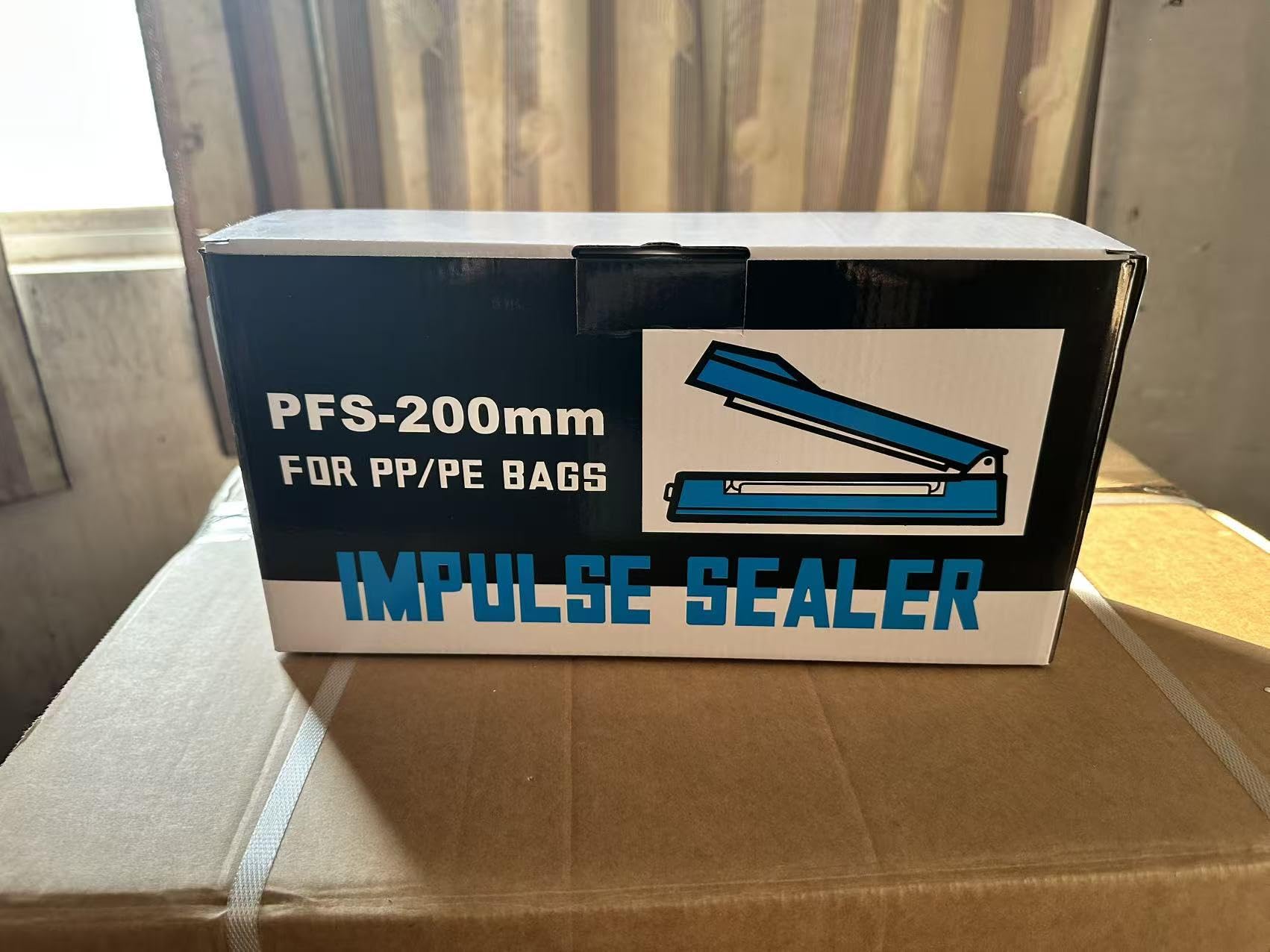 Apstour Scelleuse Thermique Soudeuse manuelle pour sachets plastique Manuel Sac d'étanchéité machine thermoscellage Impulse étanchéité machine pour PE PP en plastique Sacs