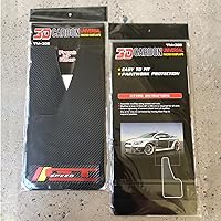 Vista 73 de Universal Mud Flaps Fits Most SUVs/MPVs, Not Full-Size SUVs- Standard Size 4-Piece Soft Glue Fenders Splash Guards Set, Heavy Duty Flexible