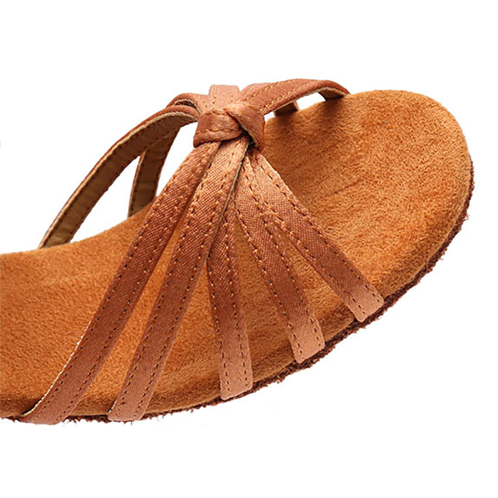 Latin American Dance Shoes Girls and Women Salsa Dance Shoes with Low Heel - 5