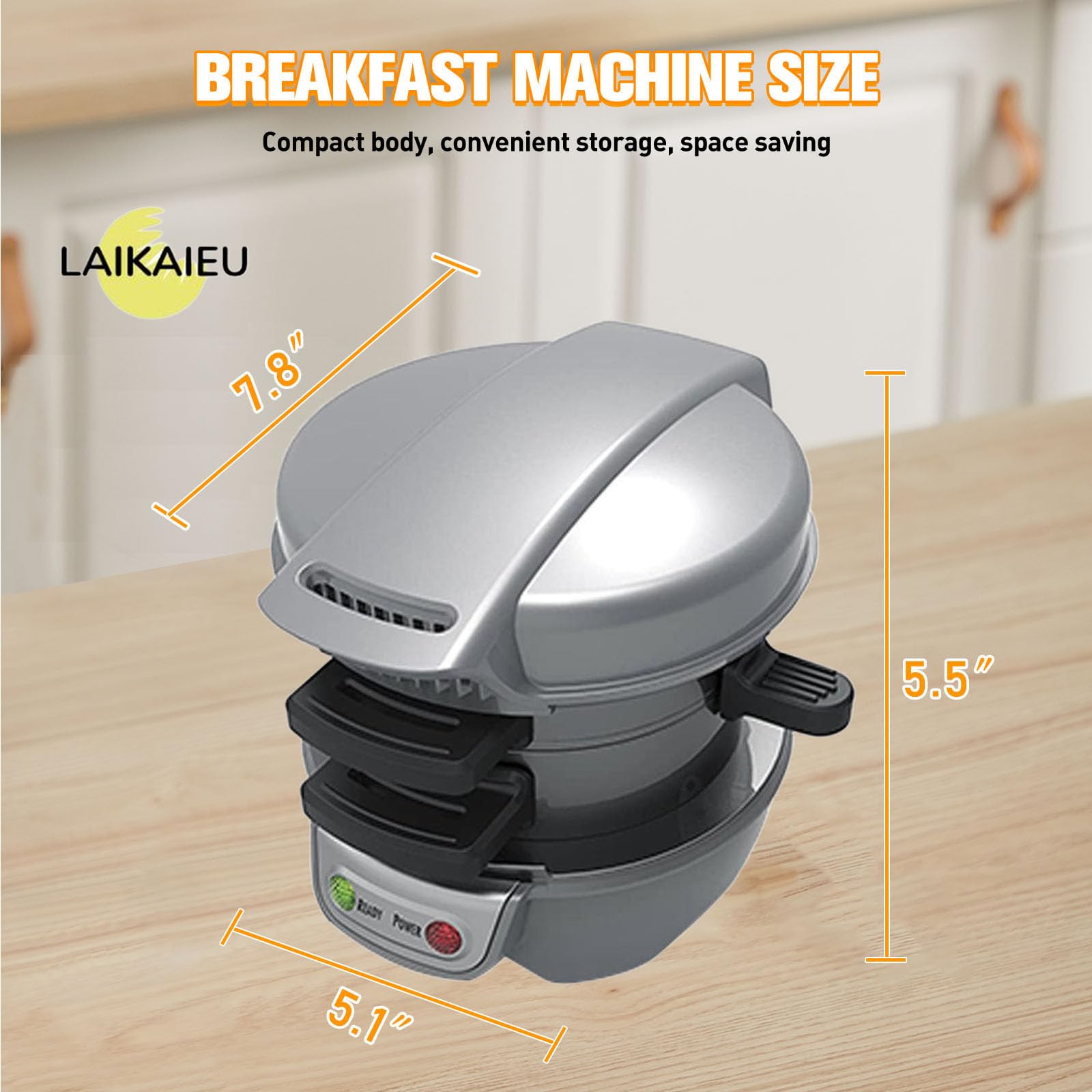 Burger Maker 3 In 1 – Hamburger, Bistecche E Panini, Controllo Temperatura Intelligente, 600W, Spina UE