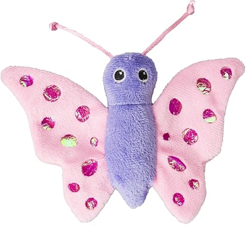 SPOT Ethical Pets 52077 Shimmer Glimmer Butterfly - Juguetes de hierba gatera