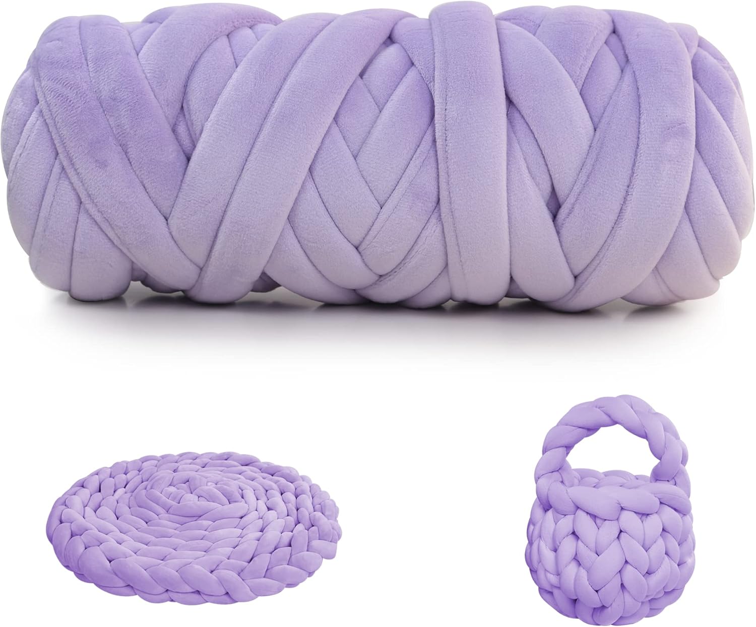 Chunky Yarn for Arm Knitting, guofa Giant Soft Fleece Yarn