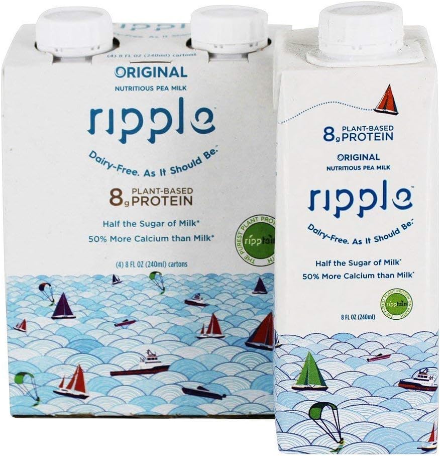 RIPPLE FOODS PBC, Milk, Aseptic, Nd, Pack of 4, 32 ounces total
