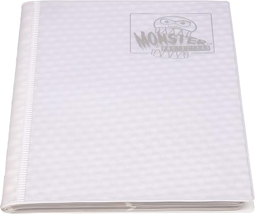 Miniatura 3 de Monster - Álbum de tarjetas coleccionables de 4 bolsillos, 20 cargas laterales, disuasorio de robo, páginas acolchadas para mayor protección,