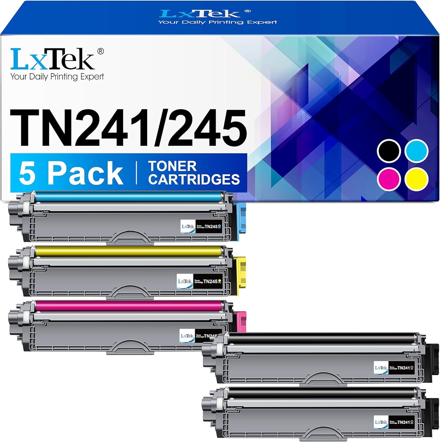 LxTek Druckerpatronen 580 581 Multipack Kompatibel für Canon TR8550 Druckerpatronen Pixma TR8550 TS6150 TS8150 TS8250 TS6250 TR7550 TS705 TS705a TS8151 TS6151 TS8152 TS9150 TS9155 TS9550 (5er-Pack)
