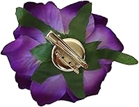 Vista 2 de Dreamlily clip para el cabello con rosa para bailarina de flamenco, broche con flor estilo pin up BC10