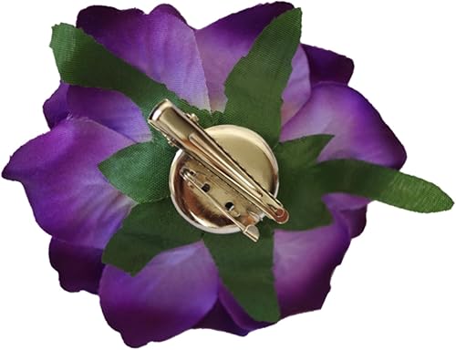 Miniatura 2 de Dreamlily clip para el cabello con rosa para bailarina de flamenco, broche con flor estilo pin up BC10