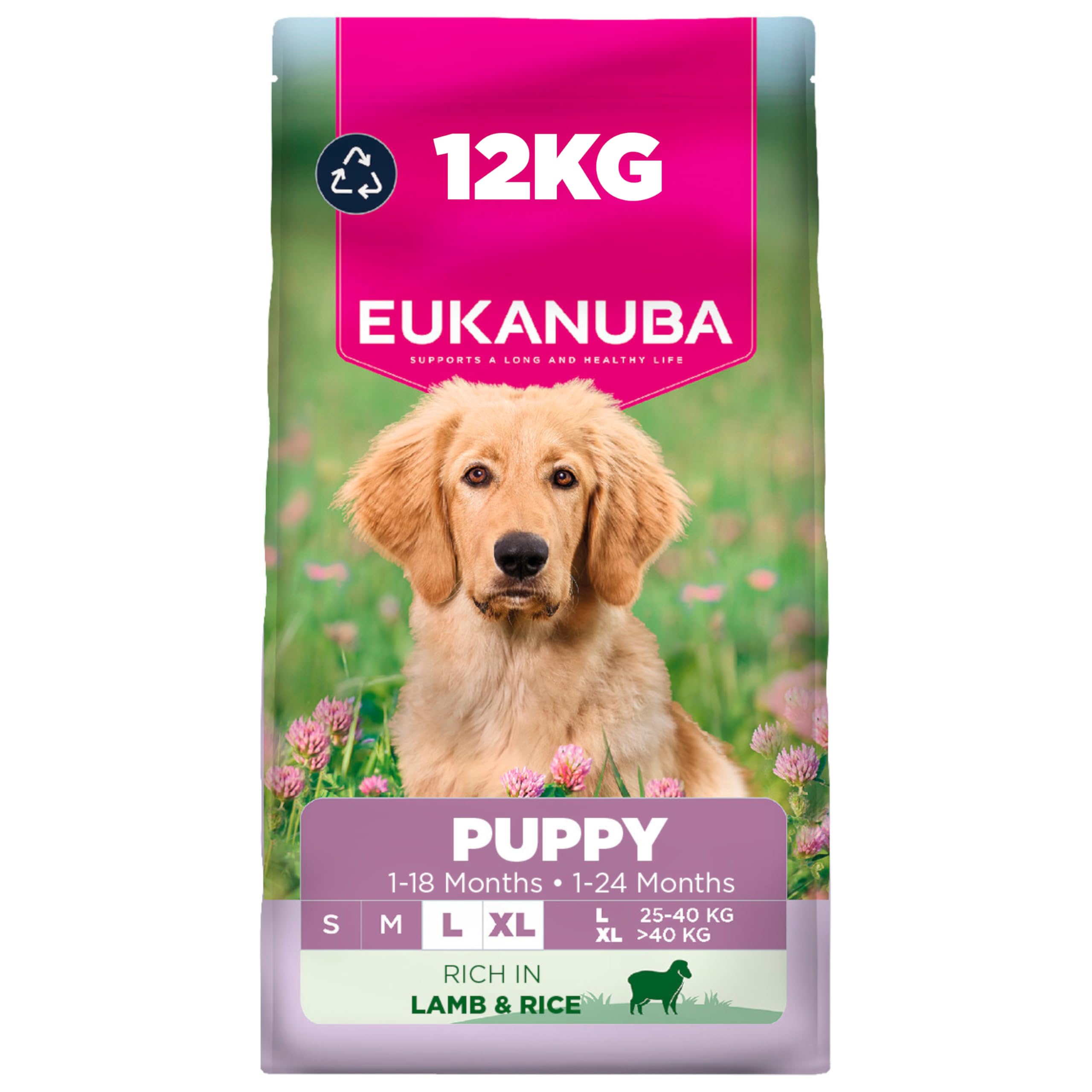 Eukanuba Breed Lamb And Rice Puppy Food - 12Kg Large