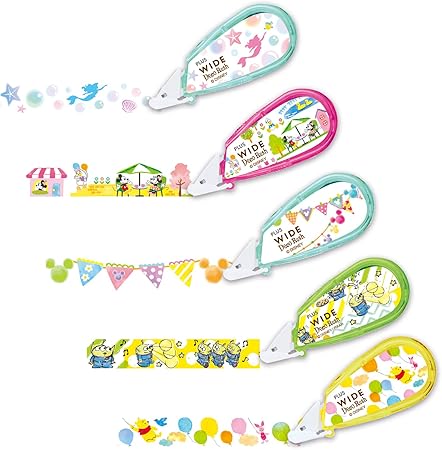 Amazon Co Jp プラス ワイドデコラッシュ ディズニーコレクション 第2弾 5個入 太幅ラインデコセット ホビー