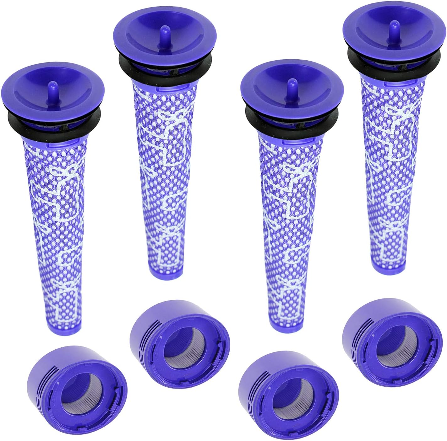 SPARES2GO Post & Pre Motor Filter for Dyson V8 SV10 Animal Absolute