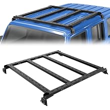 Roof Rack for 2007-2026 Wrangler JKU and JLU Hardtop | Built for Overlanding, 300LB Heavy-Duty Steel Platform to Carry Rooftop Gear, Camping Essentials, Clamp-on Insitallion