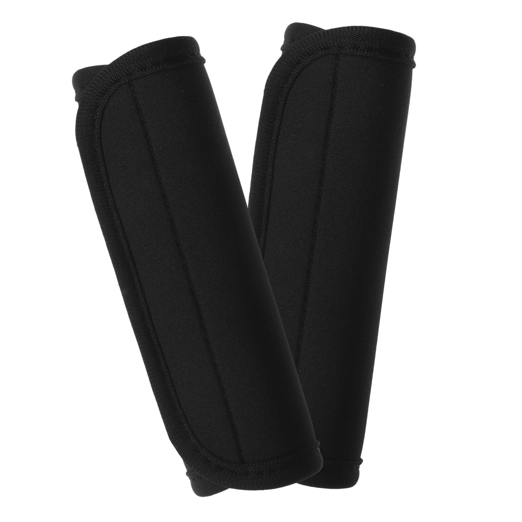 minkissy 5 Series Funda para Asa De Equipaje Maleta Cubierta De Envoltura De Equipaje Fundas para Asas De Equipaje Cubierta De La Manija del Equipaje Neopreno Negro 2 Piezas X 5
